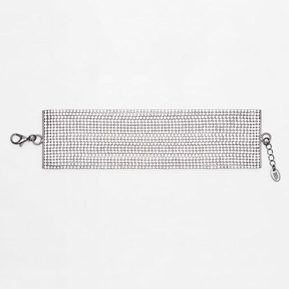 ZARA WIDE RHINESTONE BRACELET - Picture 5 of 5